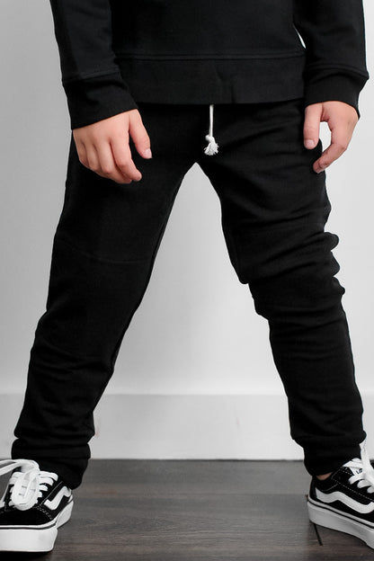 BLACK TERRY DREAM JOGGER