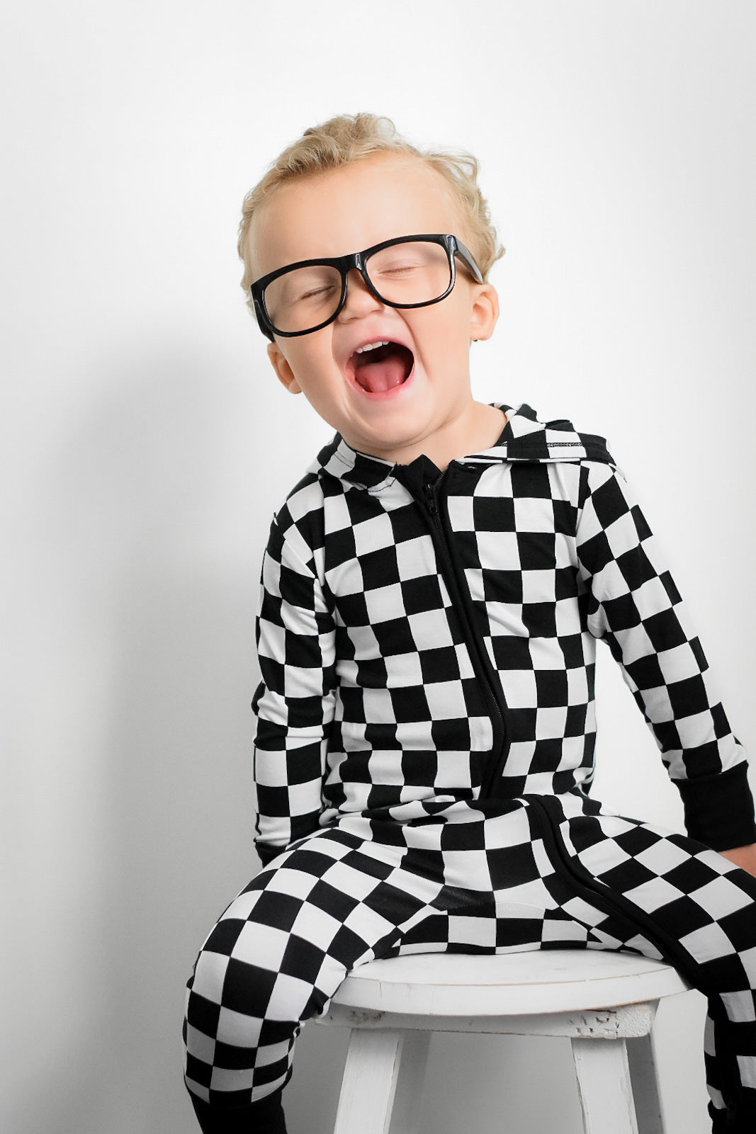 OREO CHECKERS DREAM ROMPER HOODIE