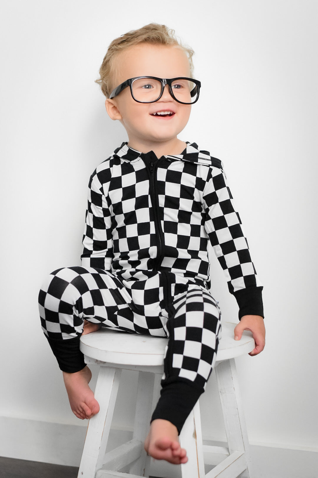 OREO CHECKERS DREAM ROMPER HOODIE