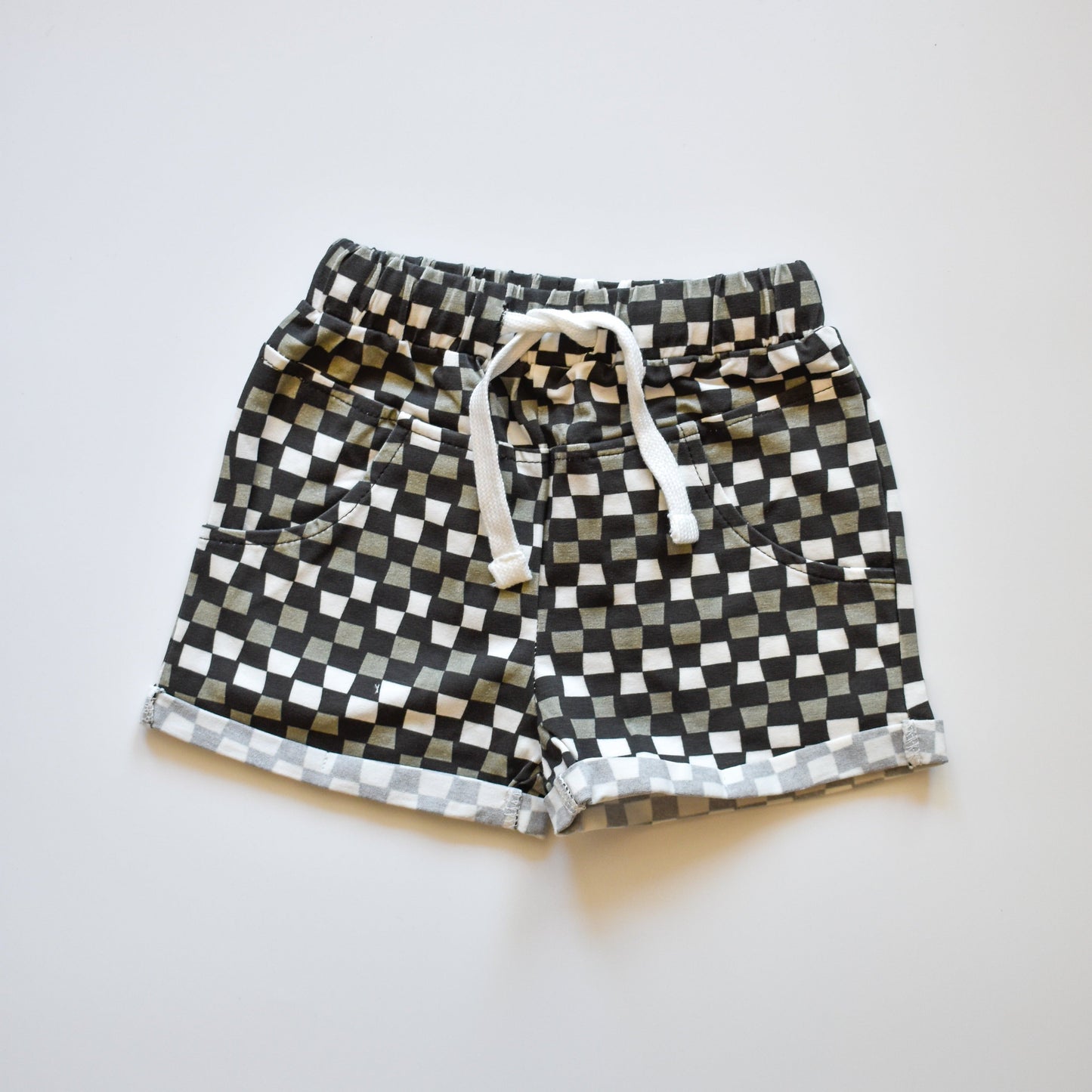 CHECK 'YA LATER SHORTS - BLACK/GREY