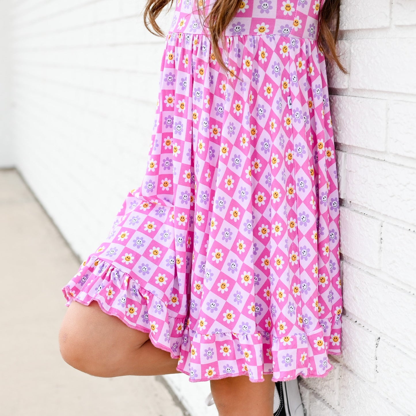 HAPPY DAISIES DREAM RUFFLE DRESS