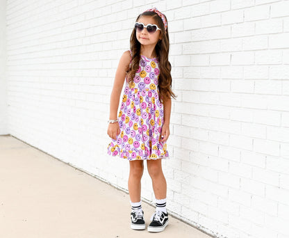 SMILE BRIGHT DREAM RUFFLE DRESS