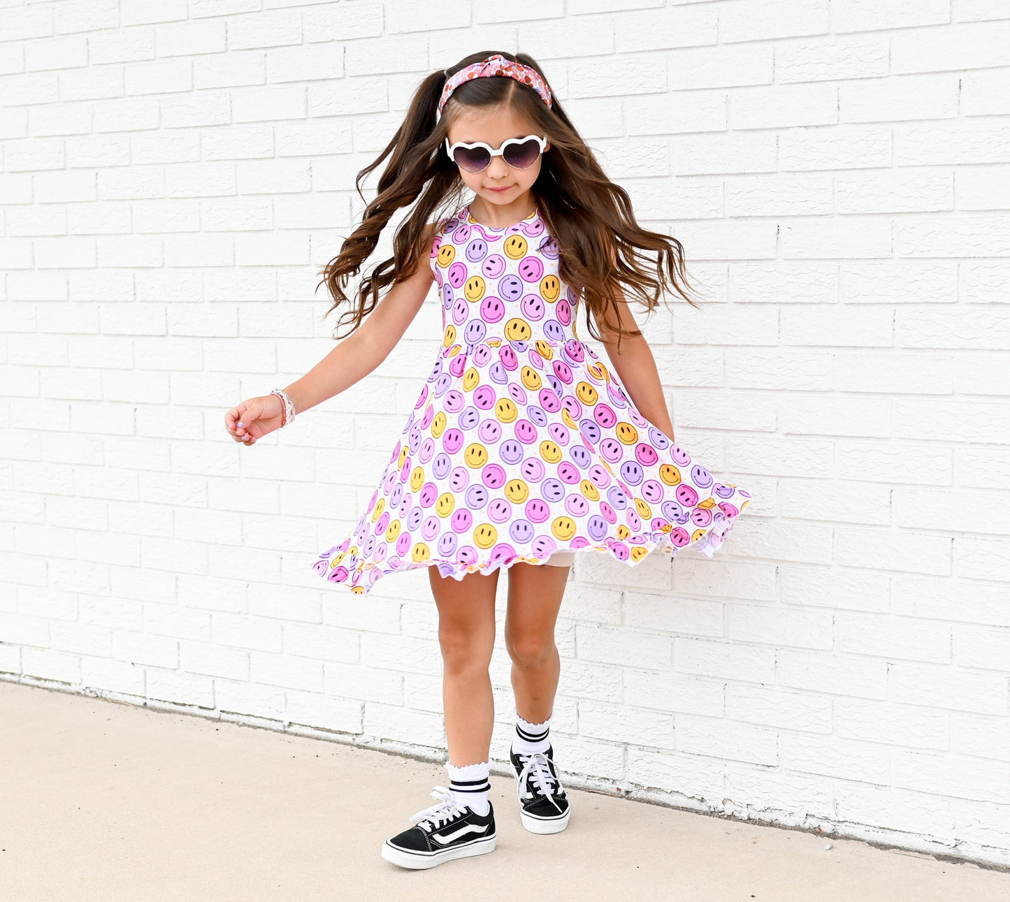 SMILE BRIGHT DREAM RUFFLE DRESS