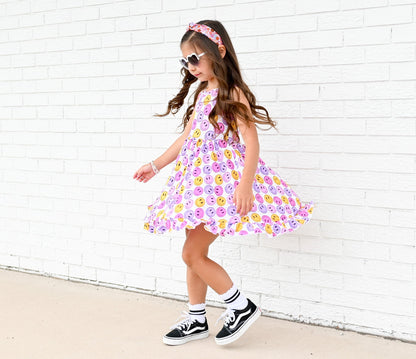 SMILE BRIGHT DREAM RUFFLE DRESS