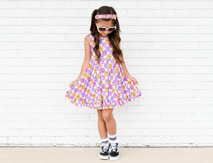 SMILE BRIGHT DREAM RUFFLE DRESS