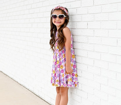 SMILE BRIGHT DREAM RUFFLE DRESS