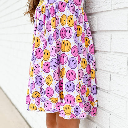 SMILE BRIGHT DREAM RUFFLE DRESS