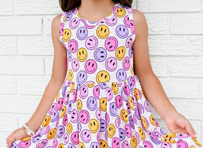 SMILE BRIGHT DREAM RUFFLE DRESS