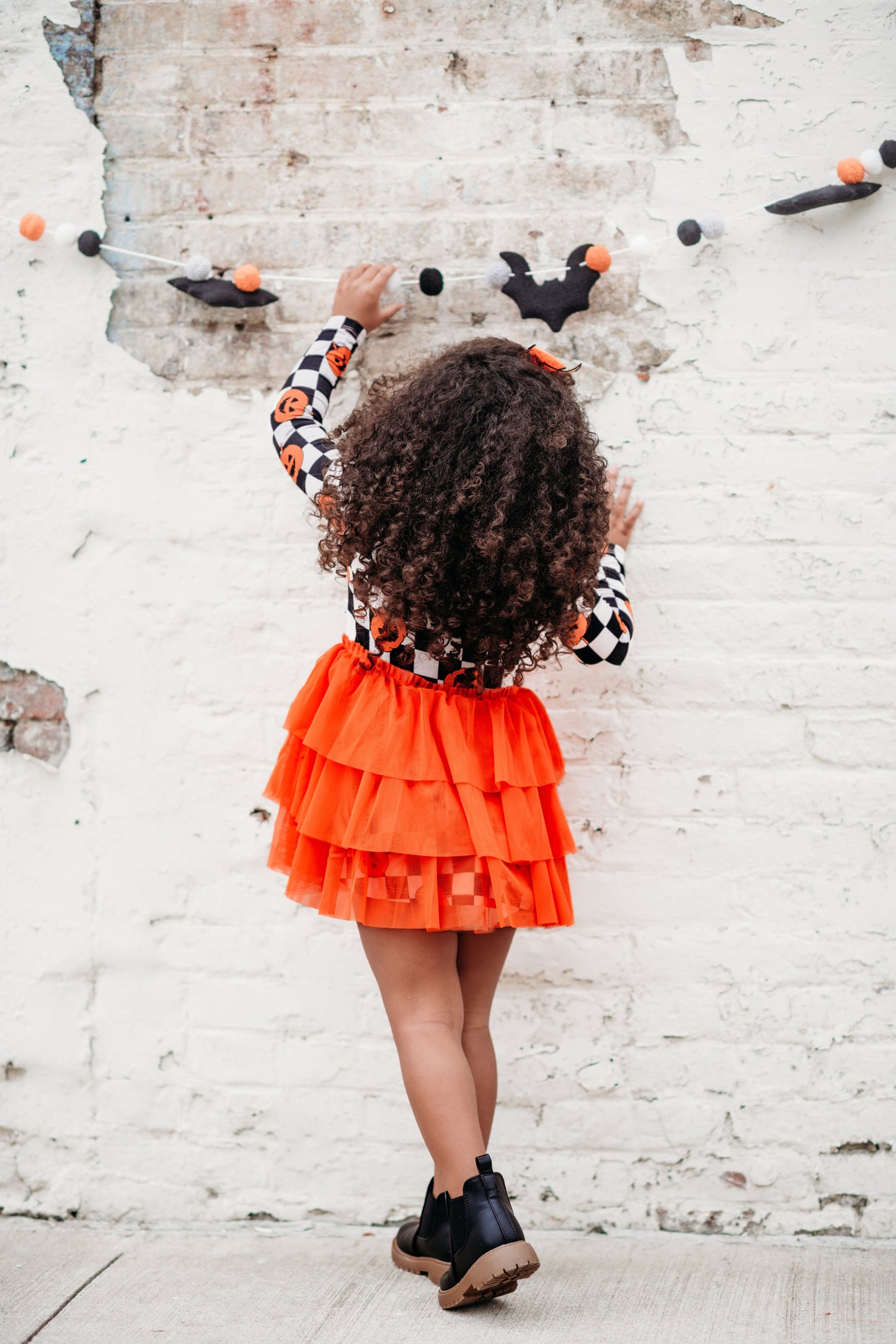 PUMPKIN CHECKMATE DREAM TUTU DRESS