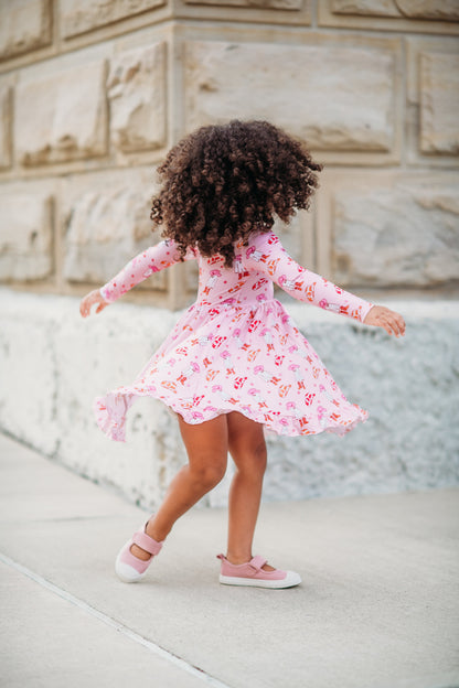 HOWDY GHOULS DREAM RUFFLE DRESS