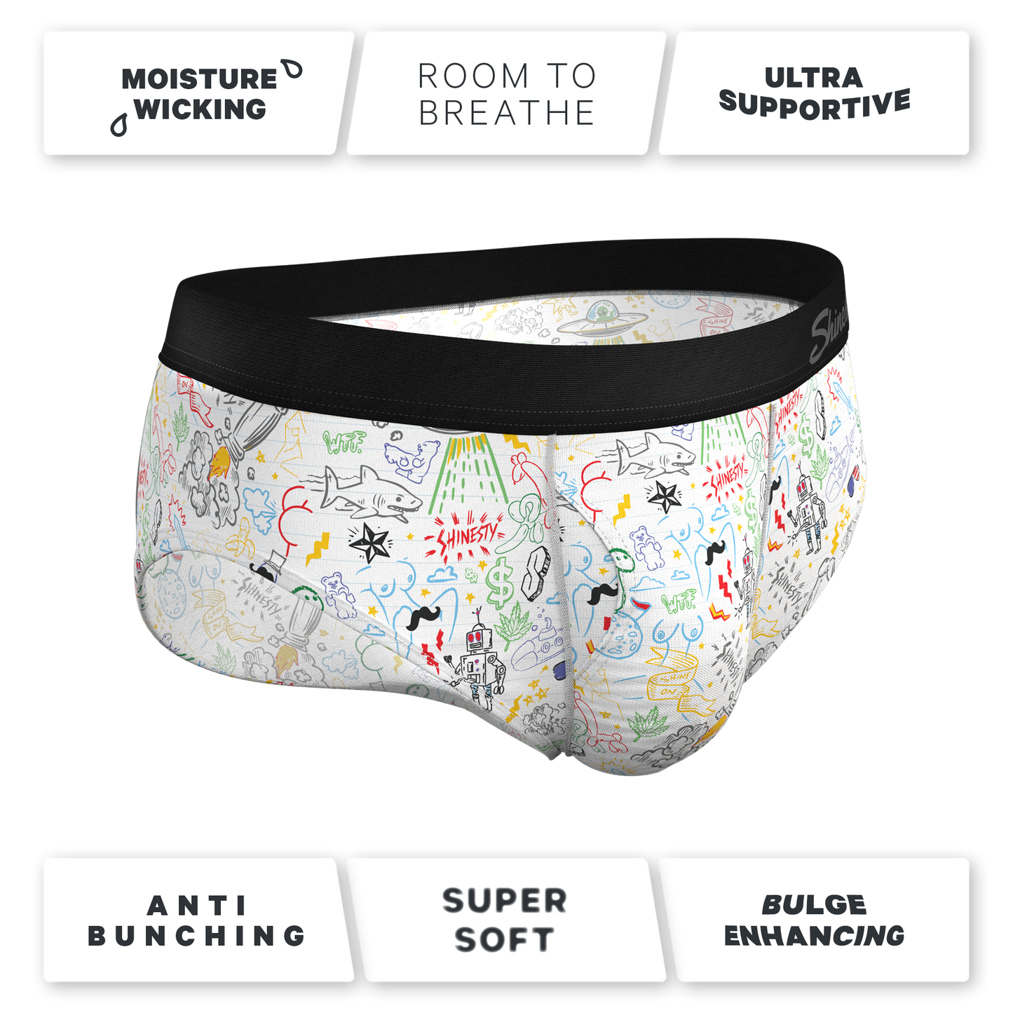 The Daily Detention | Doodle Ball Hammock® Pouch Underwear Briefs