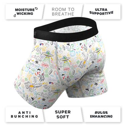 The Daily Detention | Doodle Ball Hammock® Pouch Underwear