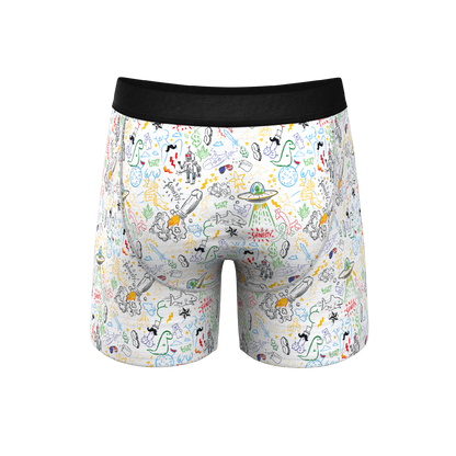 The Daily Detention | Doodle Ball Hammock® Pouch Underwear With Fly