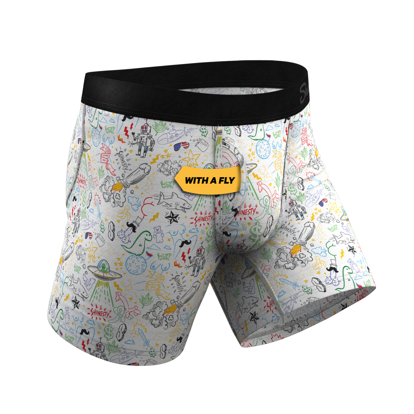 The Daily Detention | Doodle Ball Hammock® Pouch Underwear With Fly