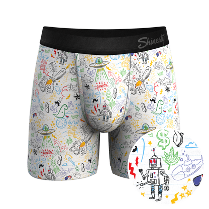 The Daily Detention | Doodle Ball Hammock® Pouch Underwear