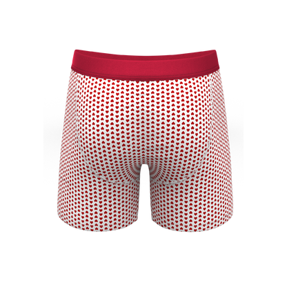 The Date Night | Valentine's Day Bow Ball Hammock® Pouch Underwear With Fly