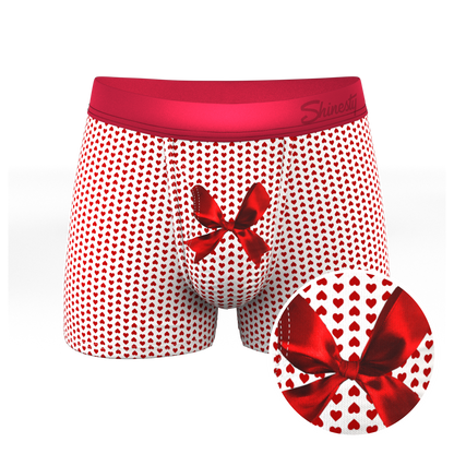 The Date Night | Valentine's Day Bow Ball Hammock® Pouch Trunks Underwear