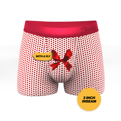 The Date Night | Valentine's Day Bow Ball Hammock® Pouch Trunks Underwear