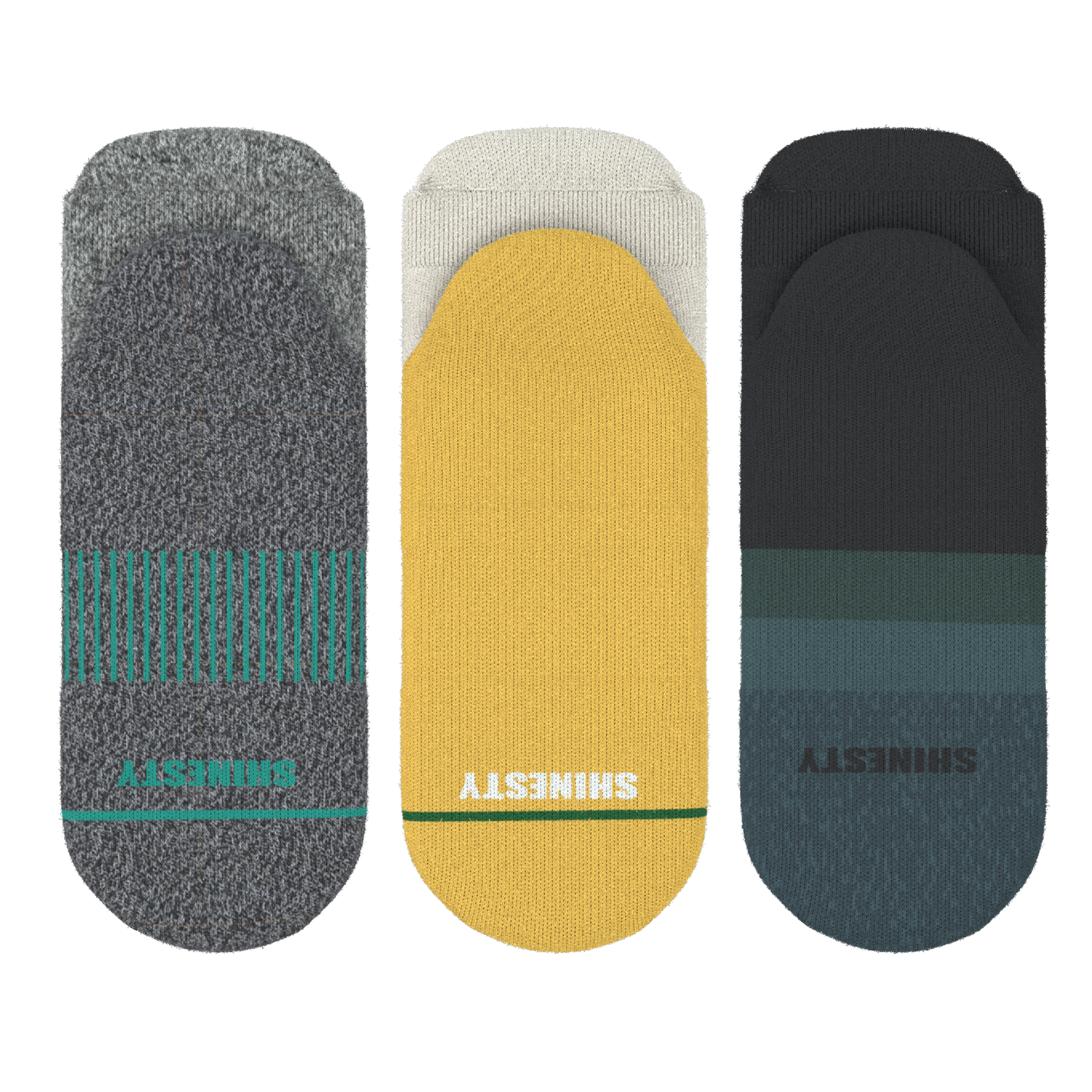 The Dawn to Dark | Heel Hammock™ Ankle Socks 3 Pack