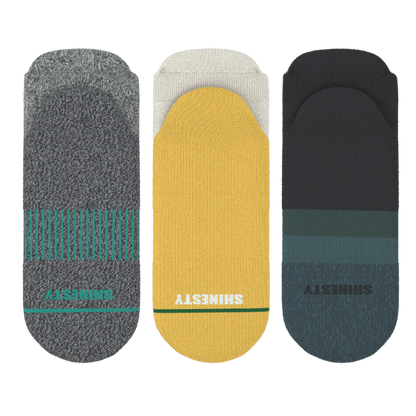 The Dawn to Dark | Heel Hammock™ Ankle Socks 3 Pack