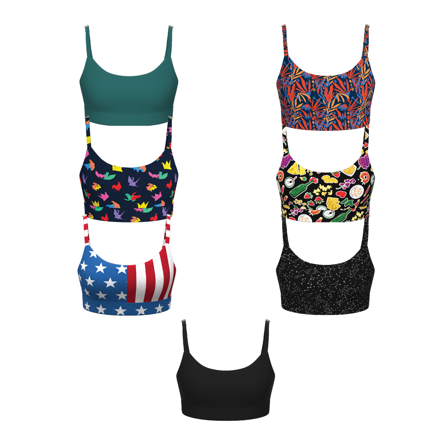 The December Treasures | Women's Bralette 7 Pack