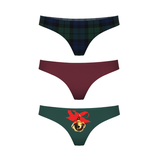 The December Uniform | Women's Thong Underwear 3 Pack