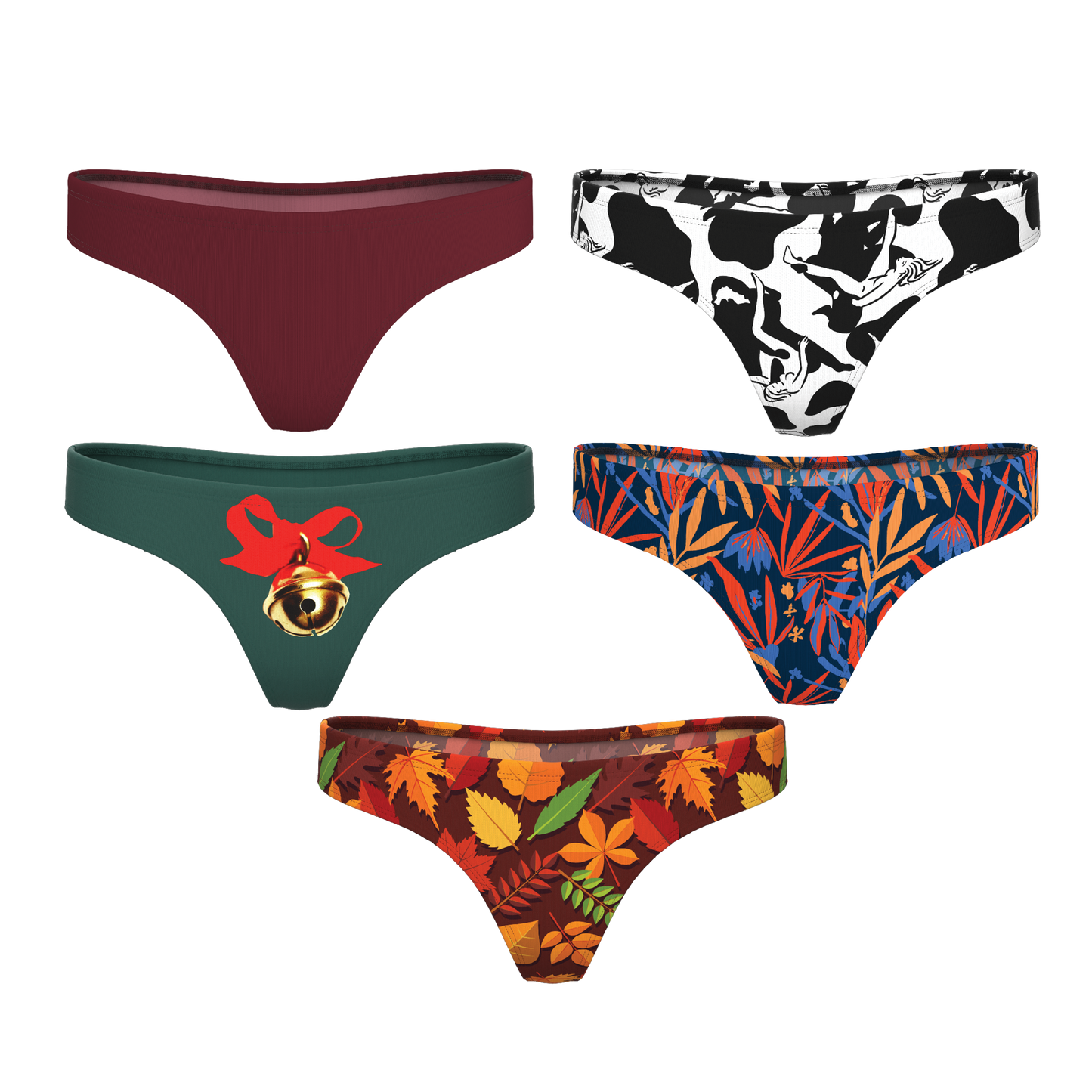 The December Giftables | MicroModal Thong 5 Pack