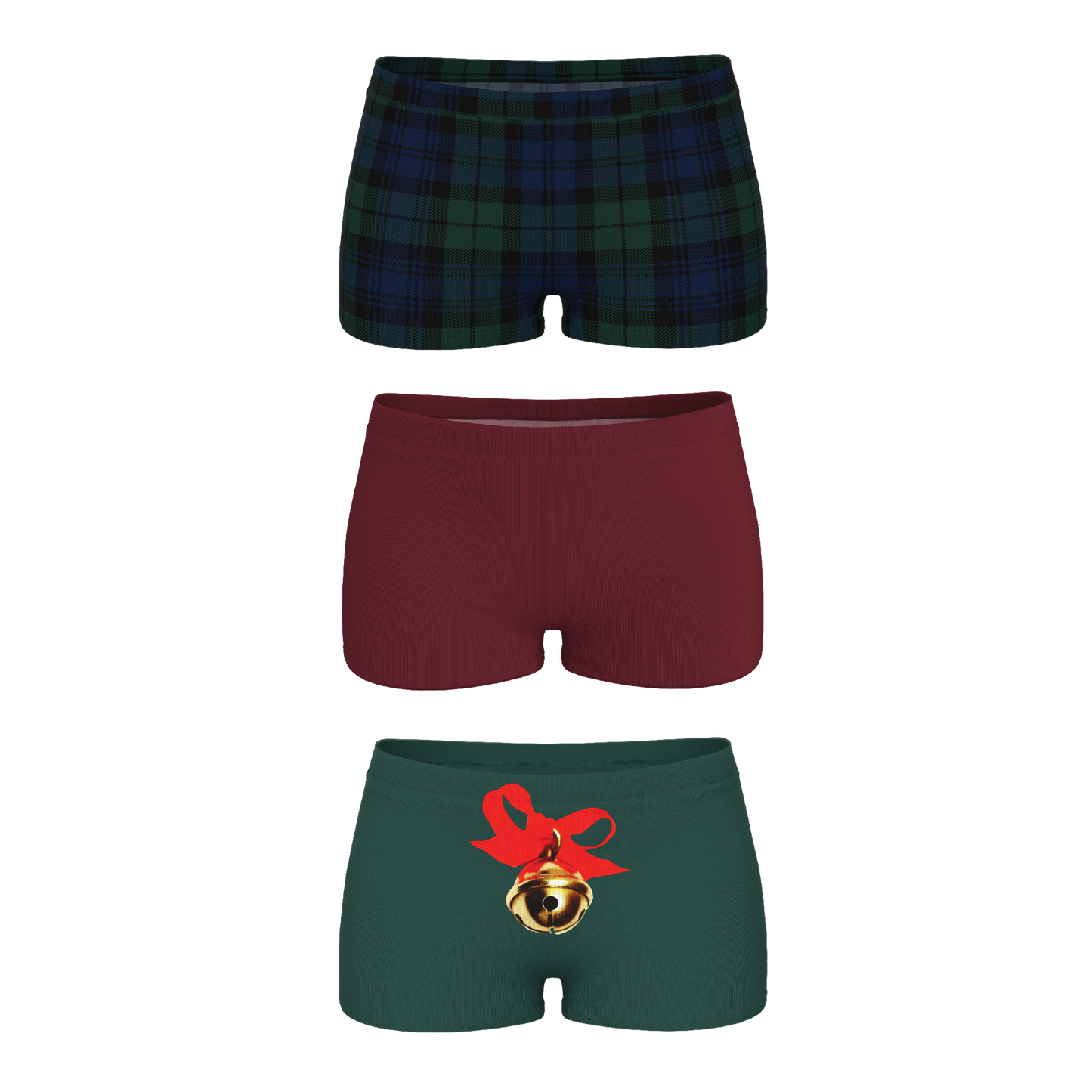 The December Uniform | Boyshort Underwear 3 Pack