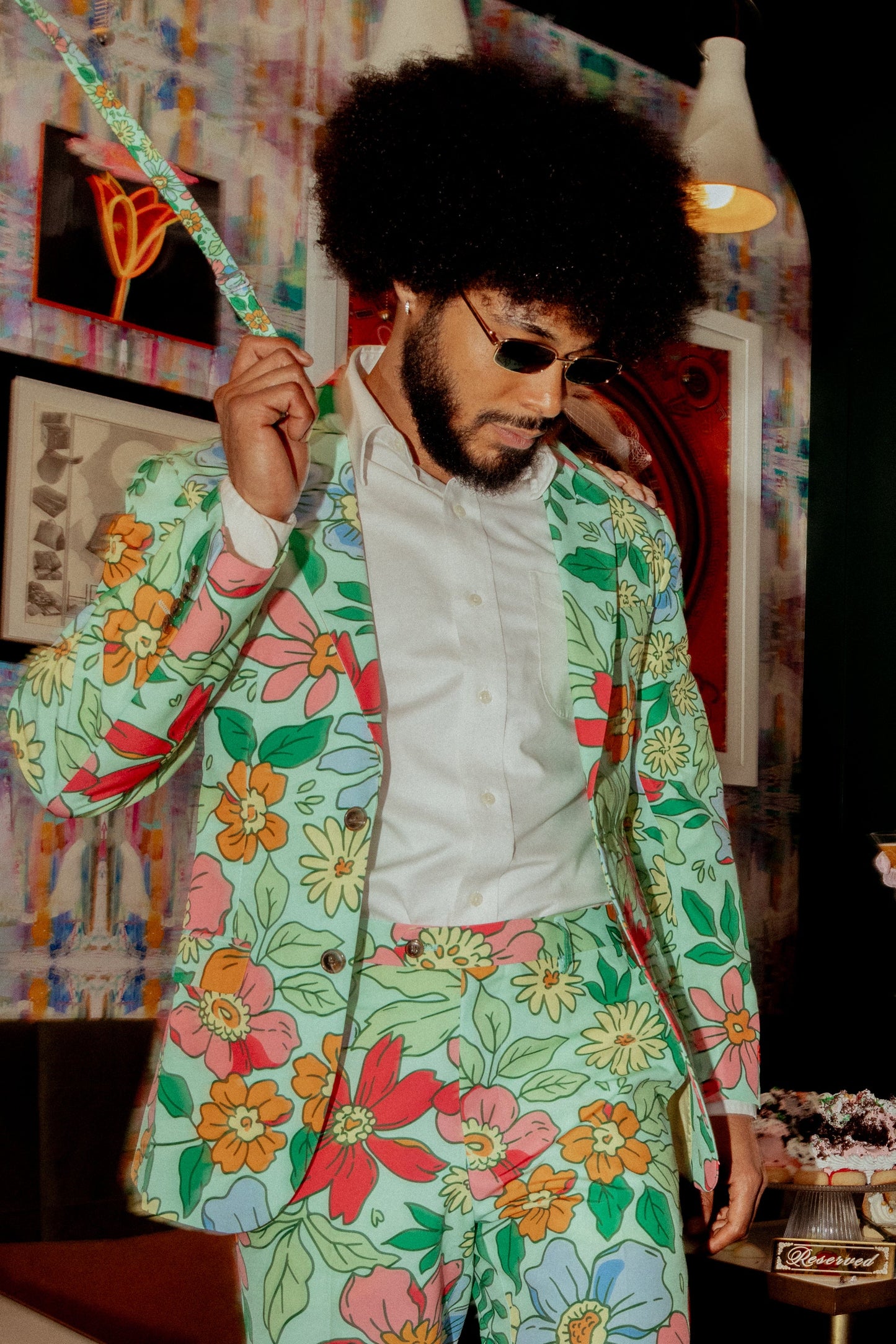 The Garden Party | Floral Derby Suit