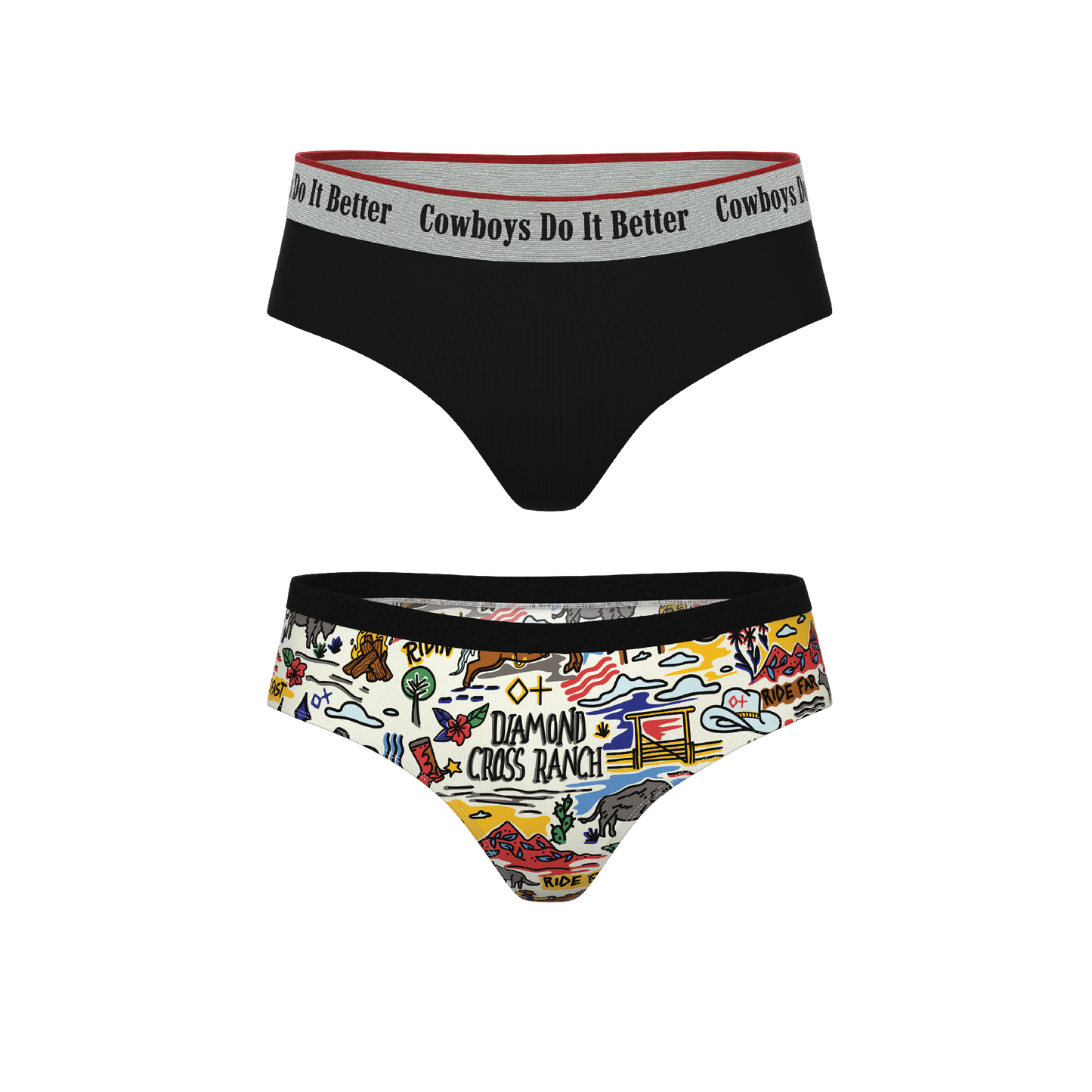 Diamond Cross Ranch Bundle | Cheeky Underwear 2 Pack