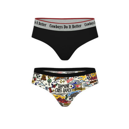 Diamond Cross Ranch Bundle | Cheeky Underwear 2 Pack