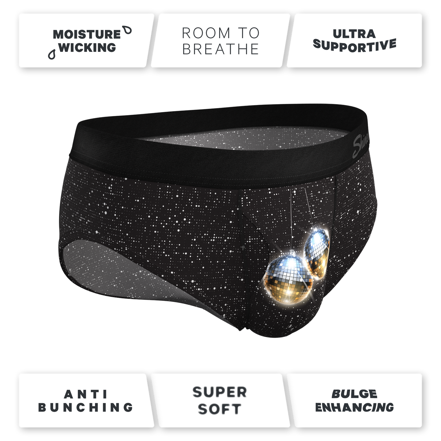 The Discotheque | Disco Ball Ball Hammock® Pouch Underwear Briefs