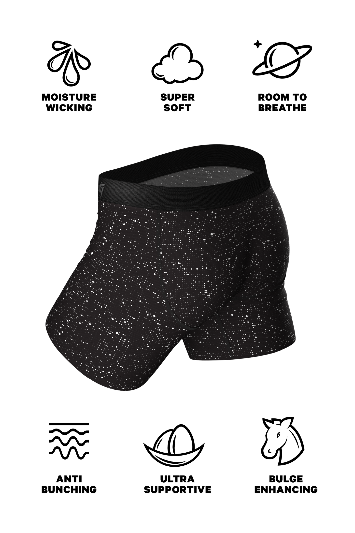 The Discotheque | Disco Ball Hammock® Pouch Underwear With Fly