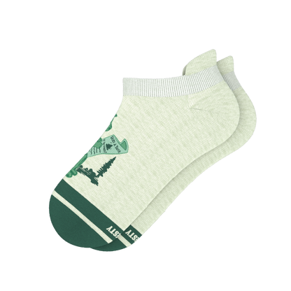 The Does A Bear | Green Toilet Bear Heel Hammock™ Ankle Socks