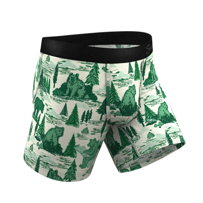 The Does A Bear | Green Toilet Bear Ball Hammock® Pouch Underwear