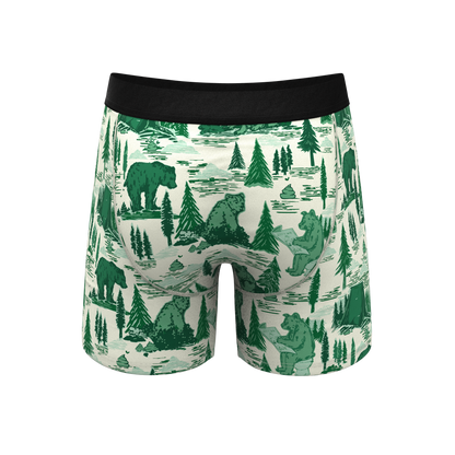 The Does A Bear | Green Toilet Bear Ball Hammock® Pouch Underwear