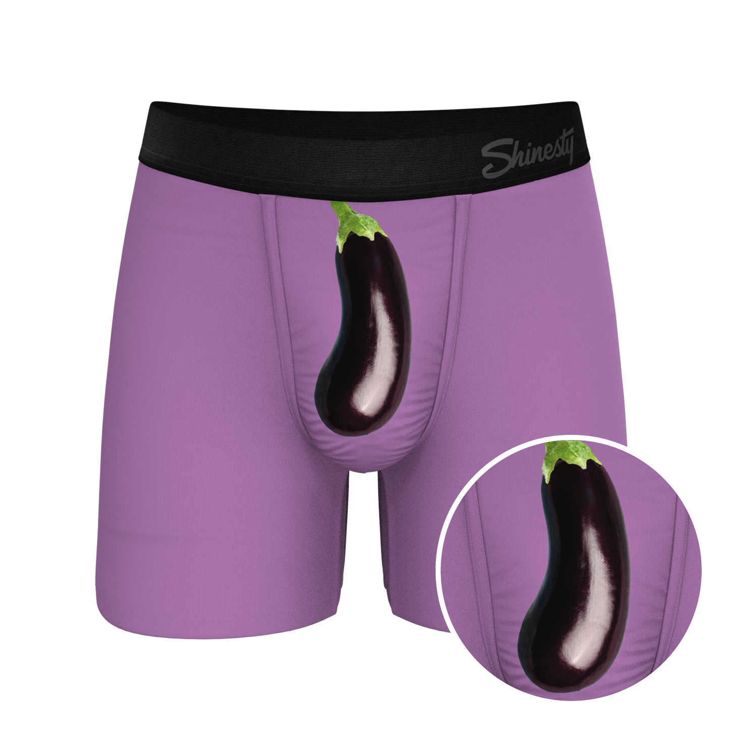 The Double Entendre | Eggplant Ball Hammock® Pouch Underwear