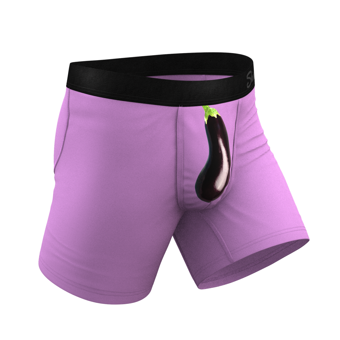 The Double Entendre | Eggplant Ball Hammock® Pouch Underwear