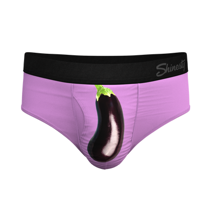 The Double Entendre | Eggplant Ball Hammock® Pouch Underwear Briefs