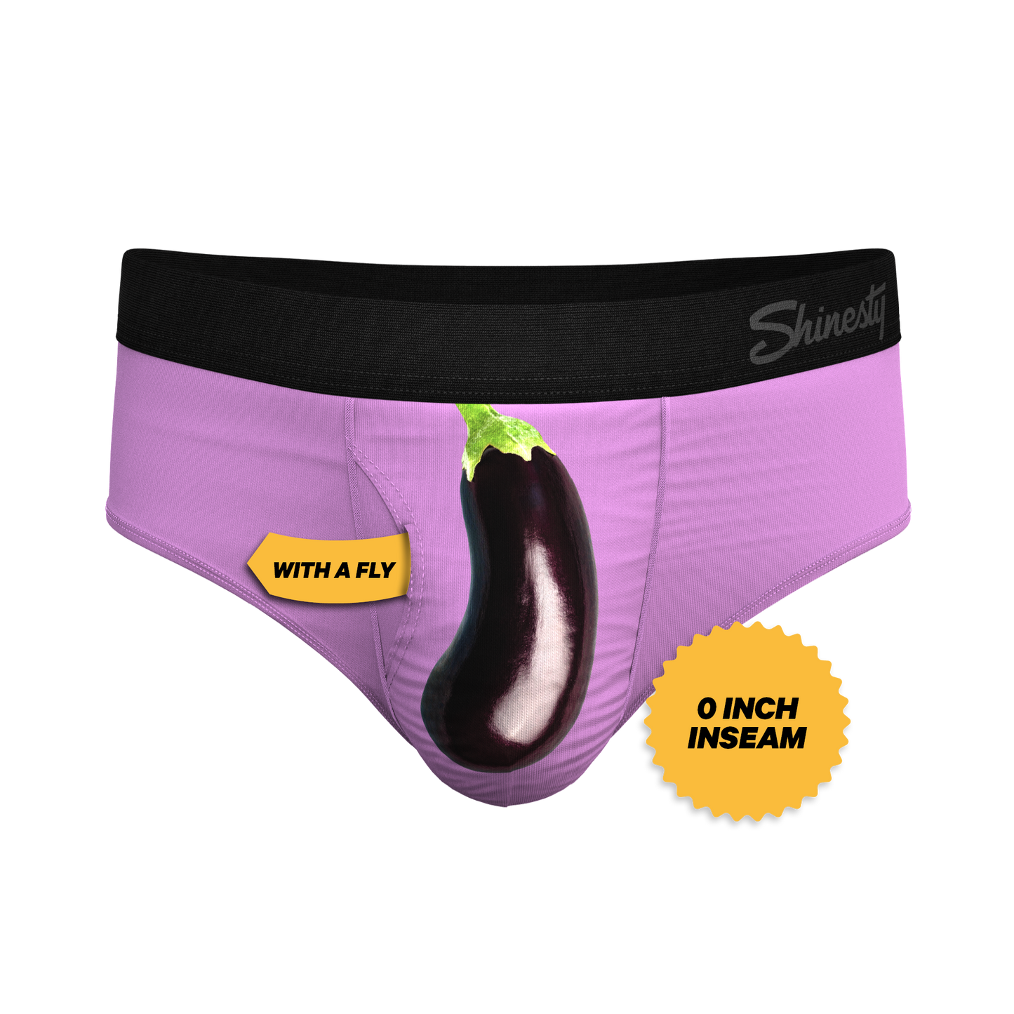 The Double Entendre | Eggplant Ball Hammock® Pouch Underwear Briefs