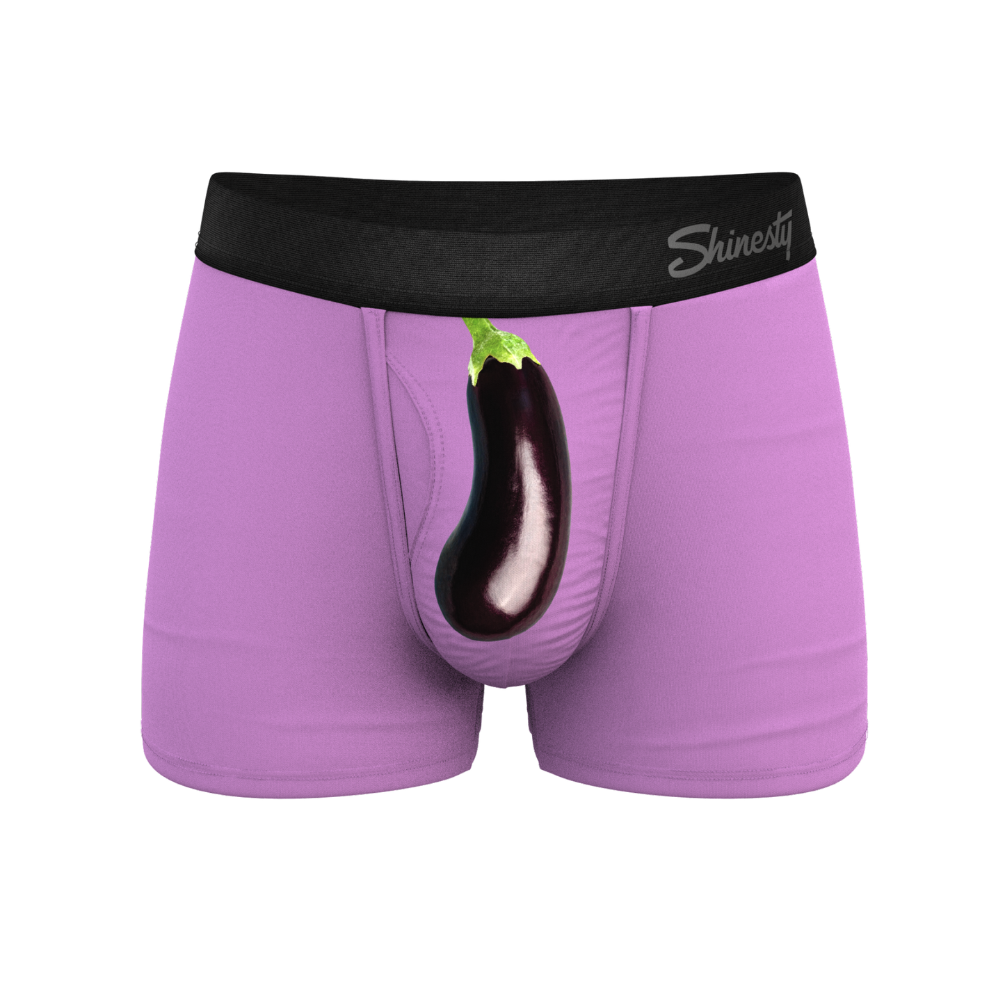 The Double Entendre | Eggplant Ball Hammock® Pouch Trunks Underwear