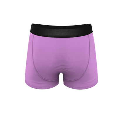 The Double Entendre | Eggplant Ball Hammock® Pouch Trunks Underwear