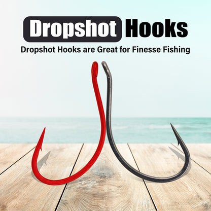 Reaction Tackle Drop Shot Hooks- Pack of 50