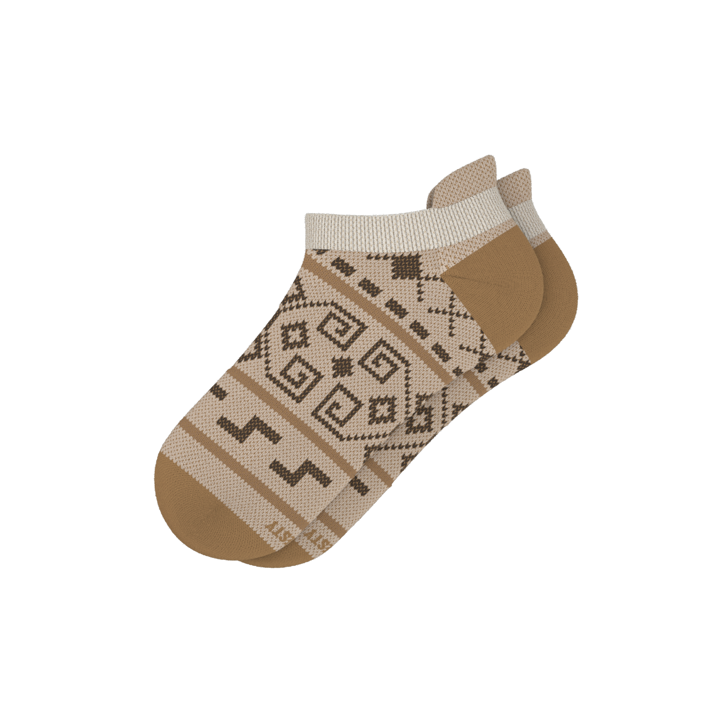 The Dude Abides | Aztec Sweater Heel Hammock™ Ankle Socks