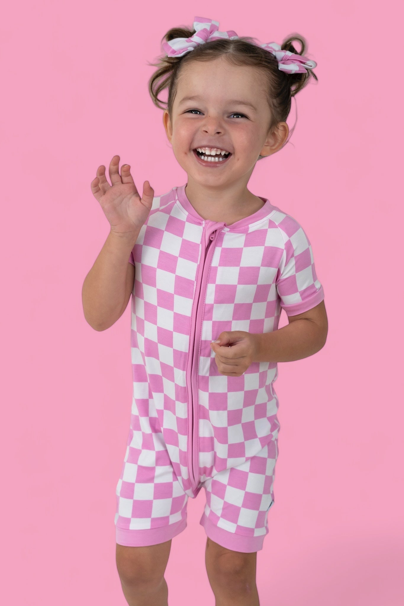 BUBBLEGUM CHECKERS DREAM SHORTIE