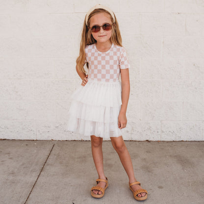 SANDY CHECKERS DREAM TUTU DRESS