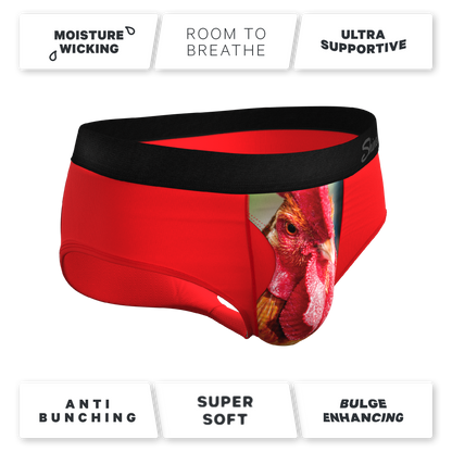 The Early Risers | Barnyard Rooster Ball Hammock® Pouch Underwear Briefs