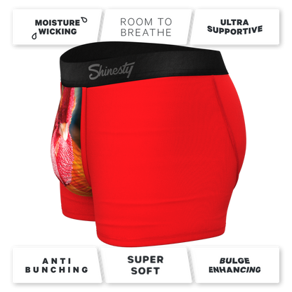 The Early Risers | Barnyard Rooster Ball Hammock® Pouch Trunks Underwear