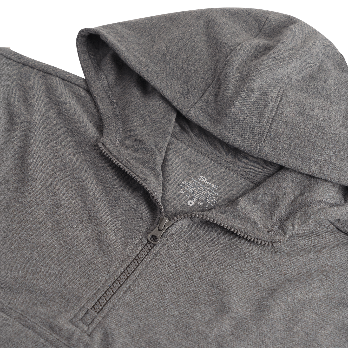 The Seattle Skyline | Grey Goldilocks™ Women’s Half Zip Lounge Hoodie