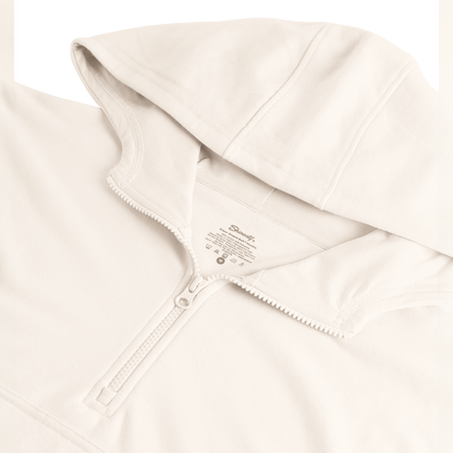 The Cream Of The Crop | Oatmeal Goldilocks™ Women’s Half Zip Lounge Hoodie